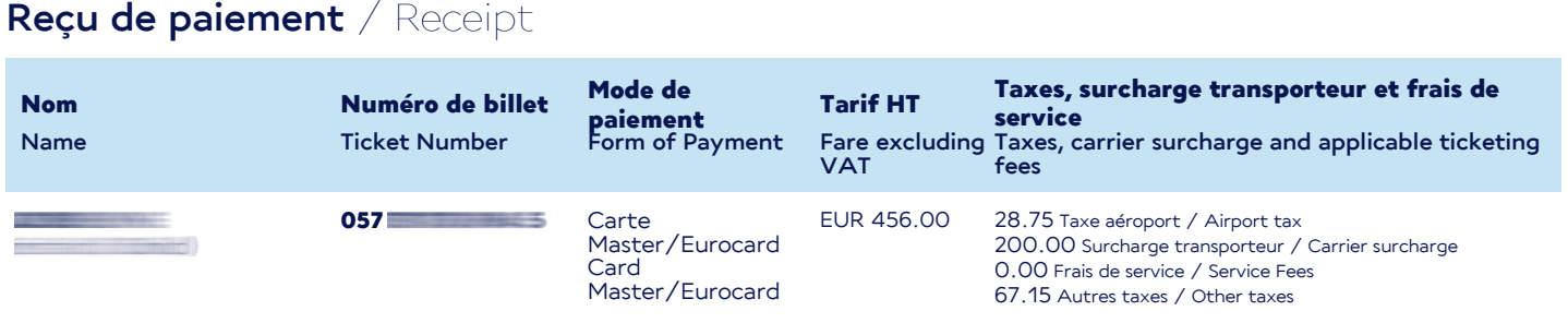 Billet D'avion Air France Paris Kinshasa Aller Retour
