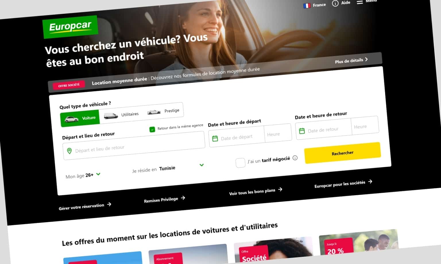 Location Voiture Europcar Dole